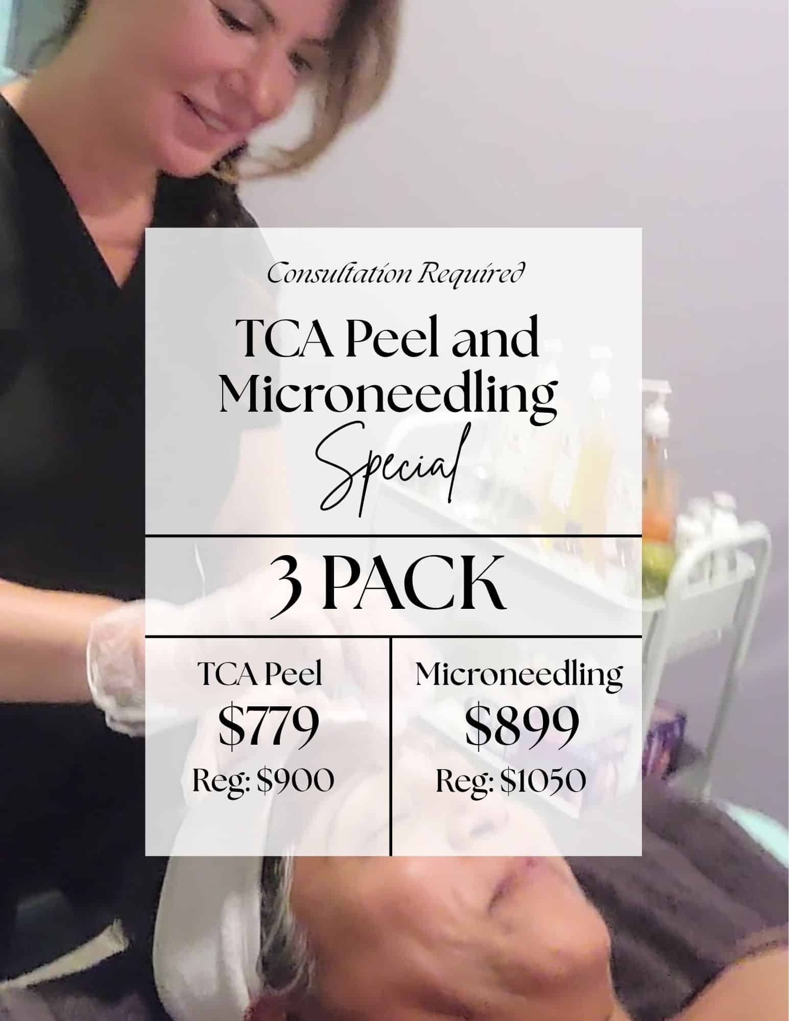 TCA Peel and Microneedling TCA Peel and Microneedling special